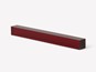 Acrylic Rod Square Tint Red