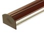 Brown Roofing Glazing Bar With Endcap